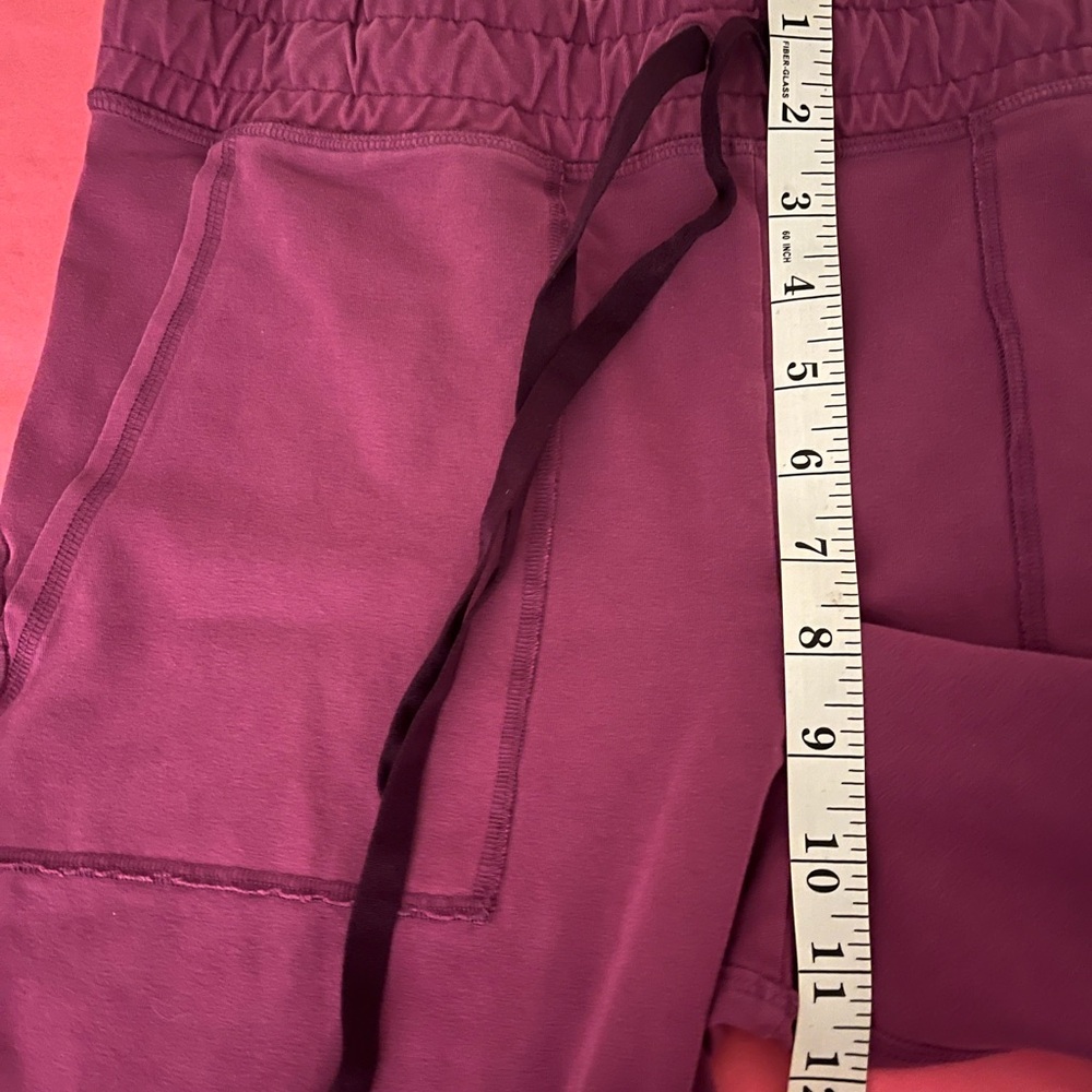 PINK Victoria's Secret Magenta Drawstring Flare Pants - Picture 7 of 8